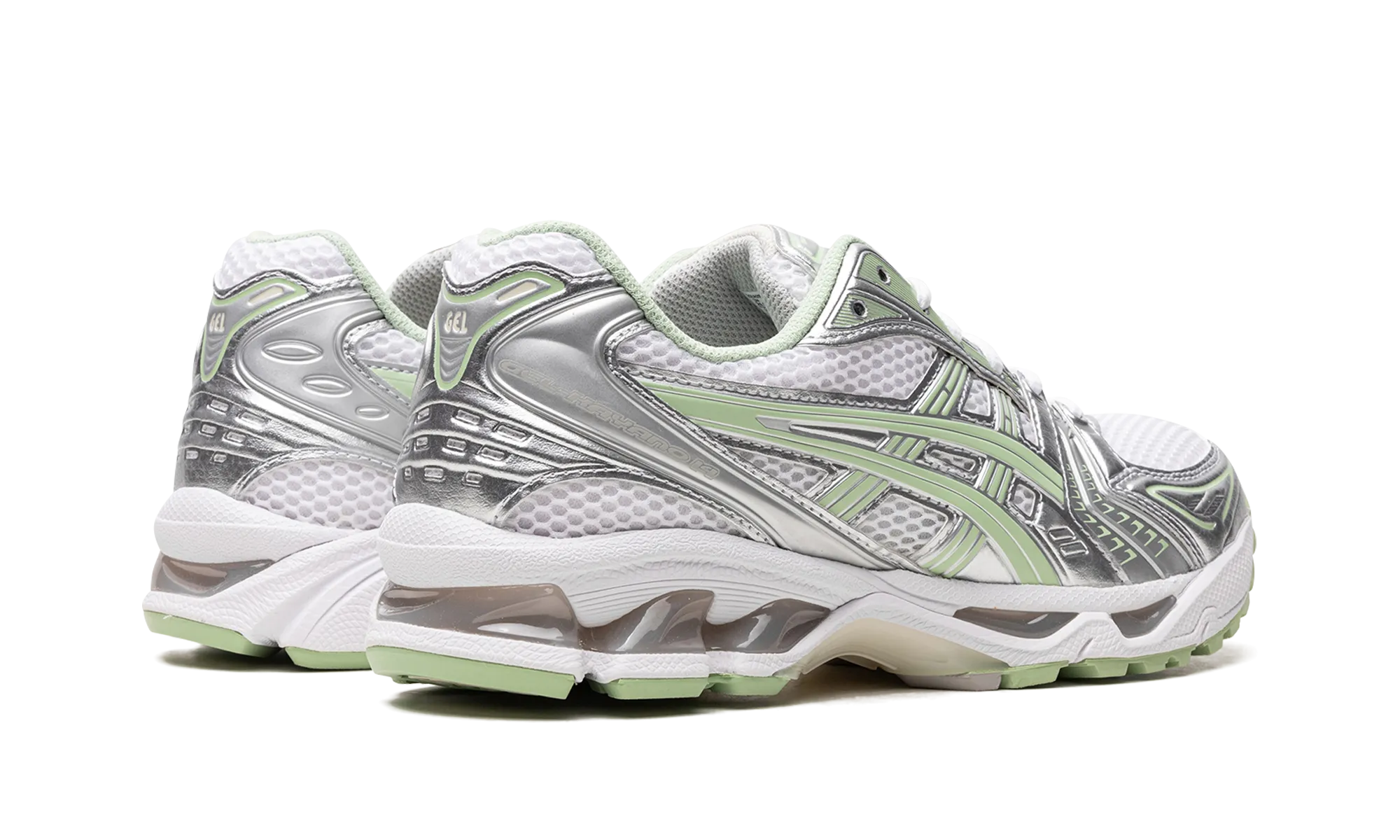 bow - trimmed - design shoes half - marathon - specific shoes GEL KAYANO 14 WMNS "White Jade"
