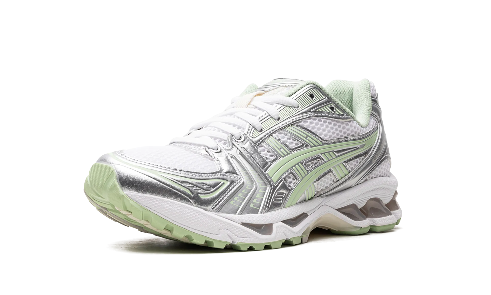 low - mileage shoe performance semi - custom - fit shoes GEL KAYANO 14 WMNS "White Jade"
