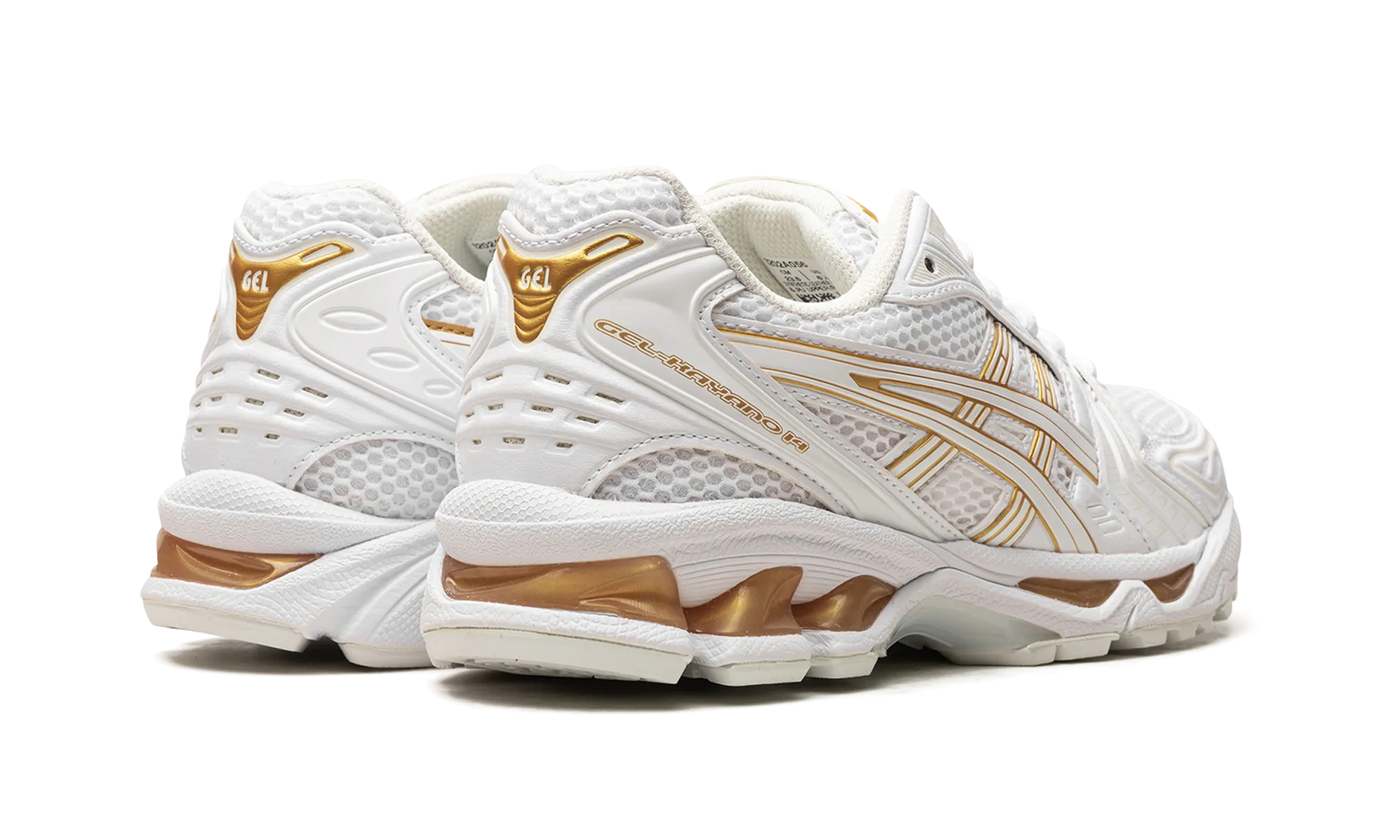 Agility connected GEL KAYANO 14 WMNS "White / Gold"