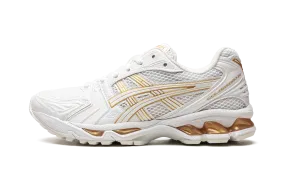 padded - tongue running option GEL KAYANO 14 WMNS "White / Gold"