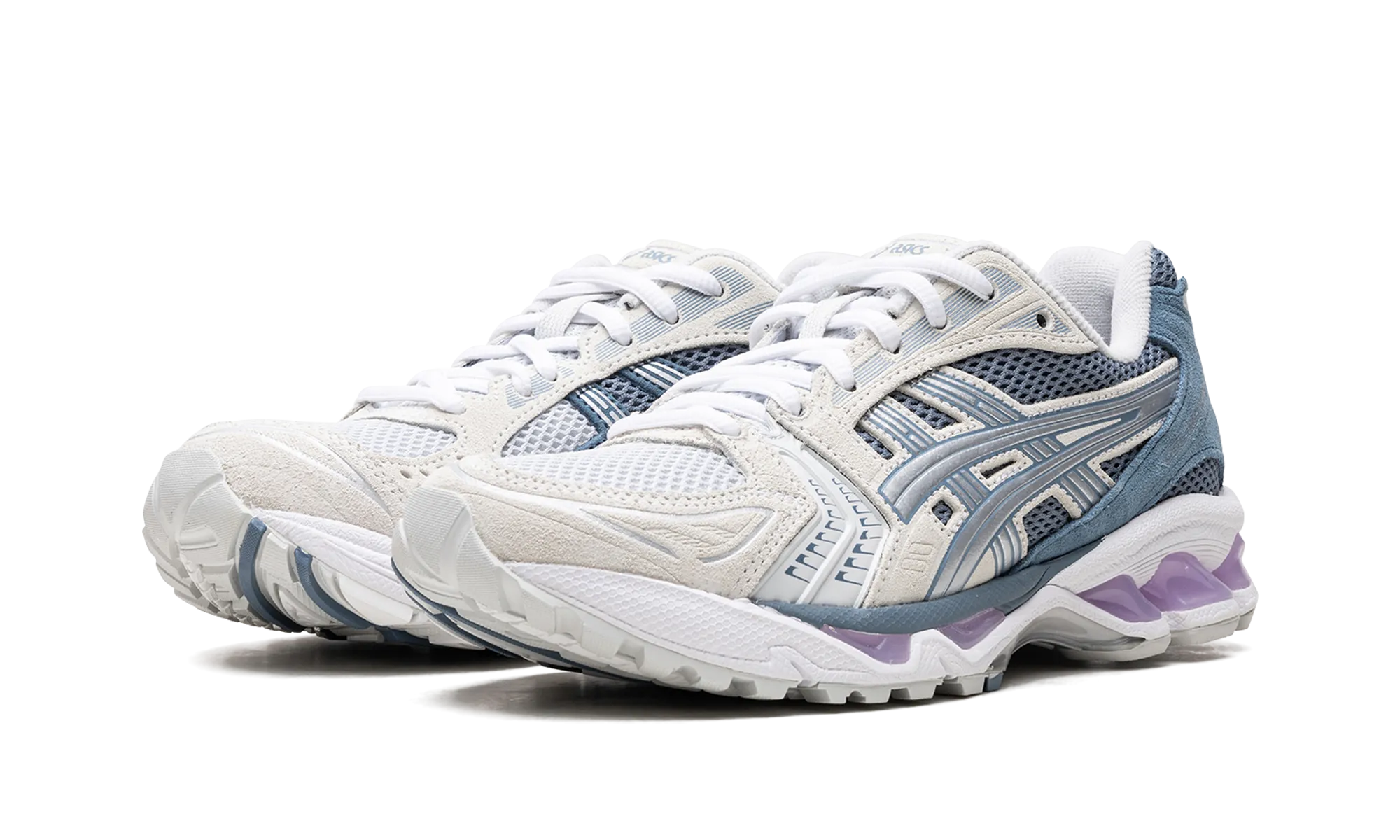 equestrian shoes biomechanically - correct GEL KAYANO 14 WMNS "Glacier Grey"