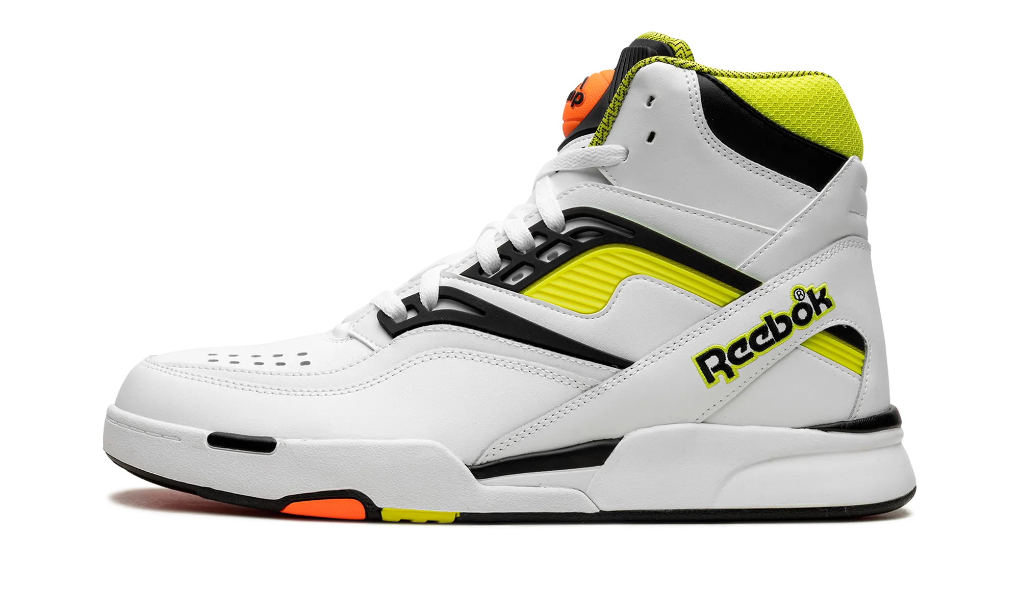 Reebok Pump TZ "Solar Yellow" Strap closure