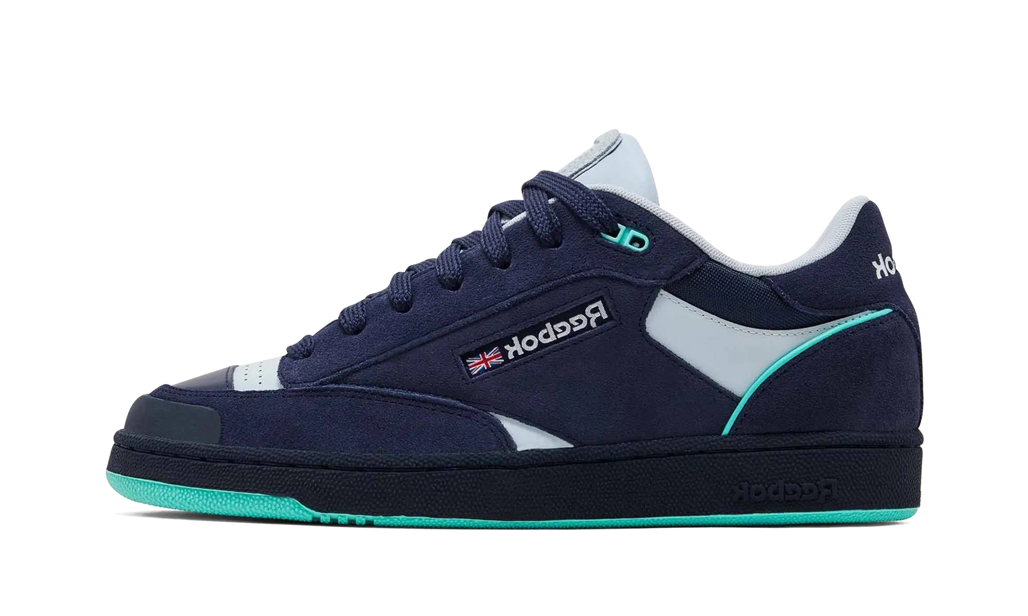 recovery running shoes treadmill running shoes Club C Bulc "Vector Navy Cyber Mint"