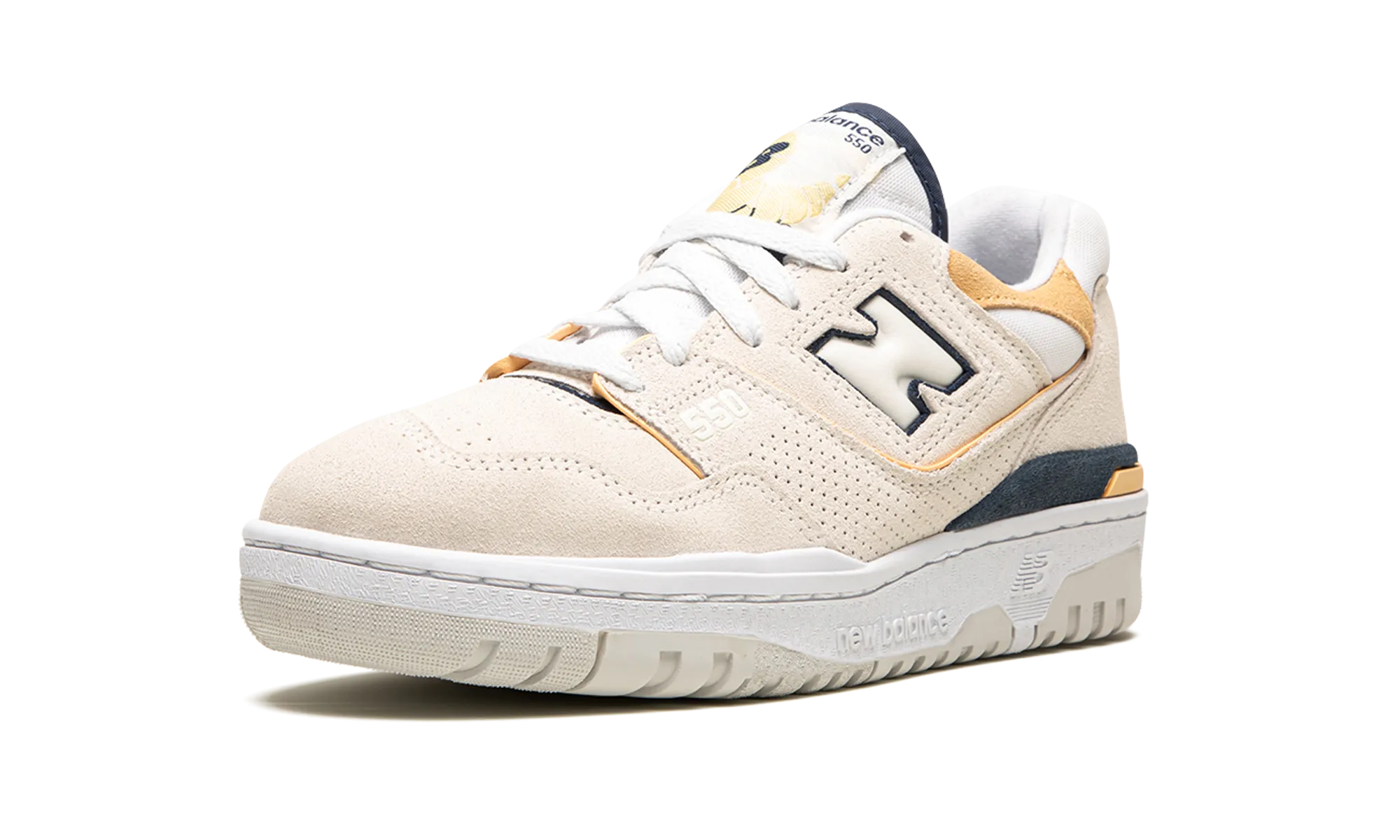 550 WMNS "Cream Yellow" diabetic running shoes running in the rain shoes