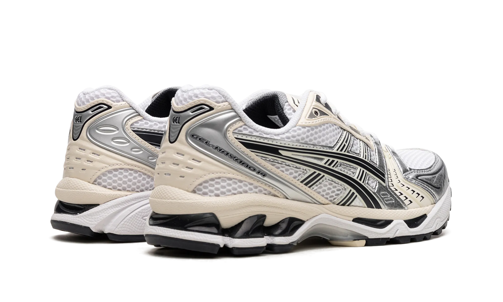 warm - weather stability - focused running shoes GEL KAYANO 14 WMNS "WHITE MIDNIGHT"