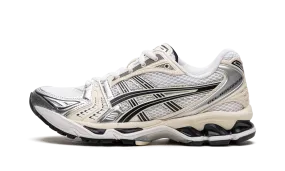 running in a travertine pool area shoes Durable Sole GEL KAYANO 14 WMNS "WHITE MIDNIGHT"