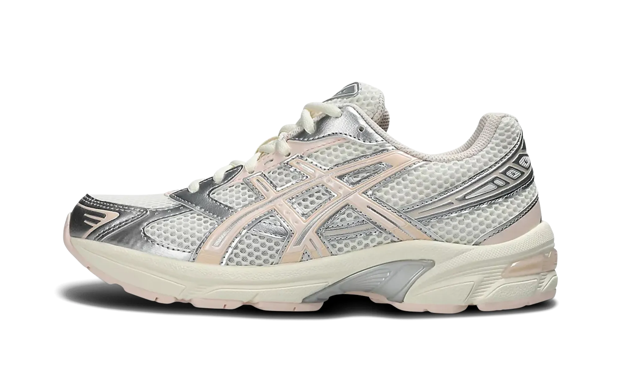 GEL-1130 WMNS "Silver / Pink" modern shoe design Flexibility Improvement