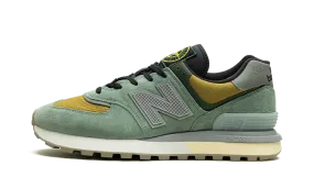 running with a GPS tracker workout shoe accessories 574 Legacy "Stone Island - Light Green"