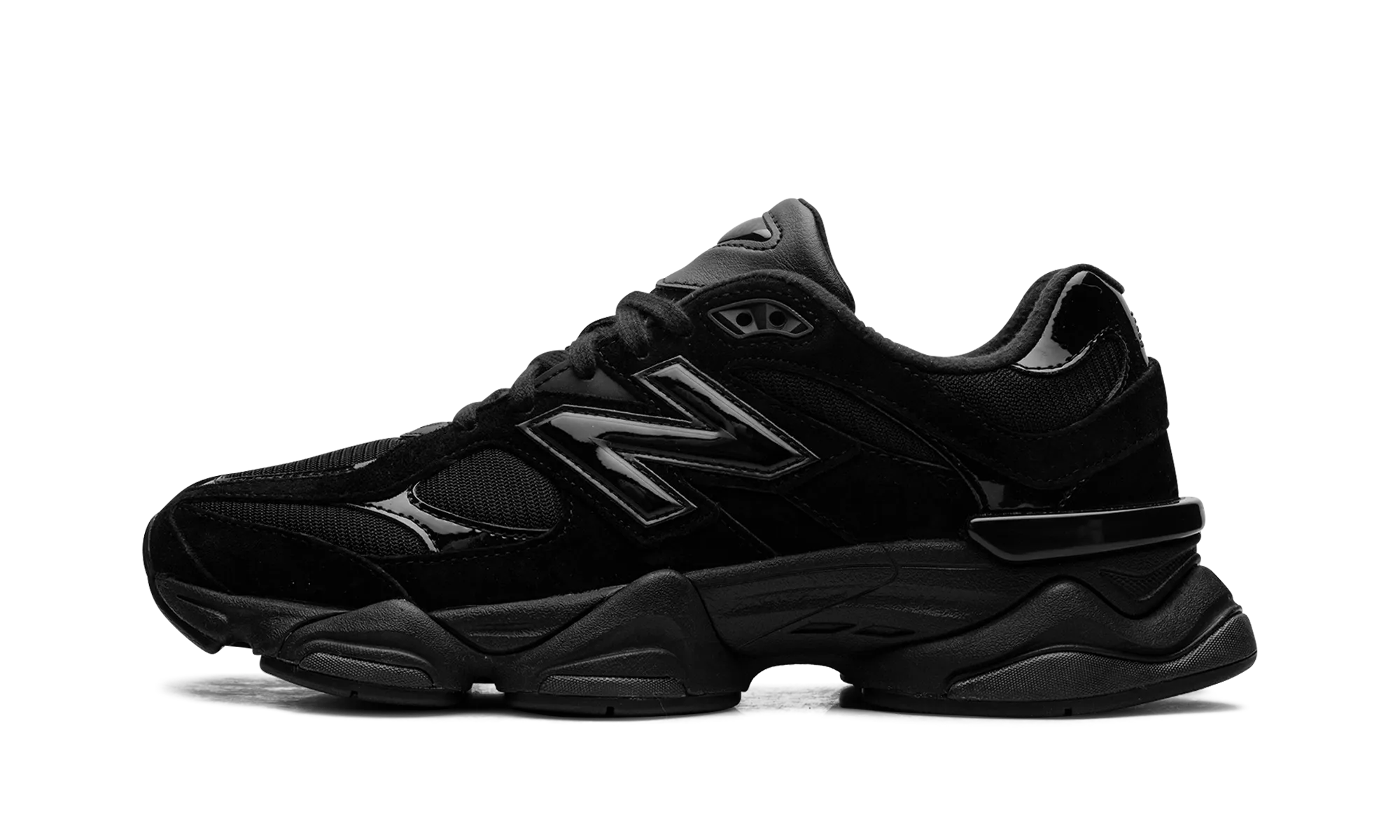 9060 "Triple Black Patent" calf - high running shoes private - label shoes