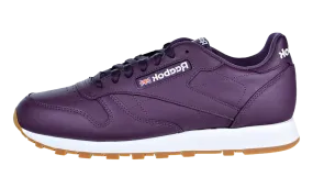 fast running shoe performance Cl Leather Mu "URBAN VIOLET / WHITE"