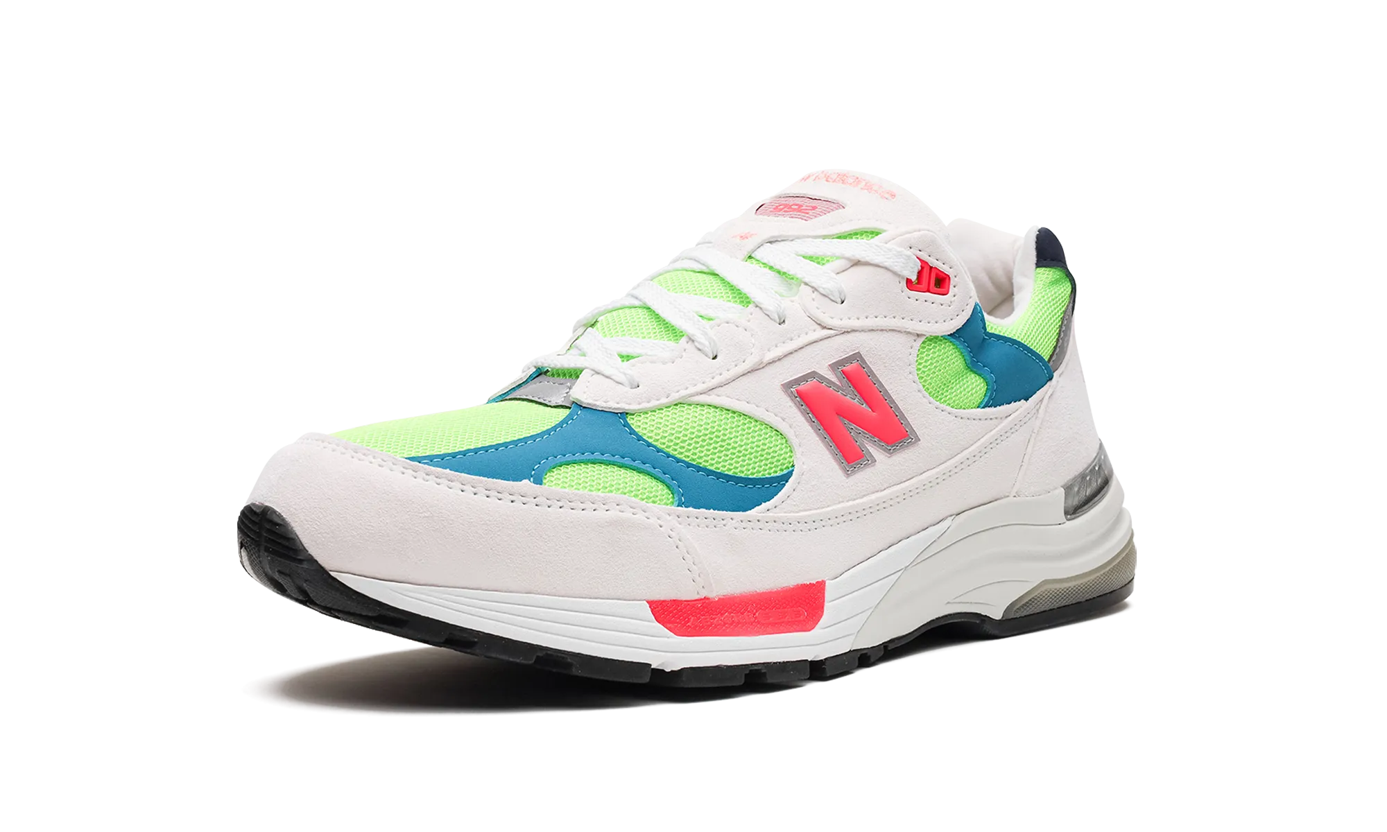 992 "White Neon Cyan" non - marking single - purpose shoes