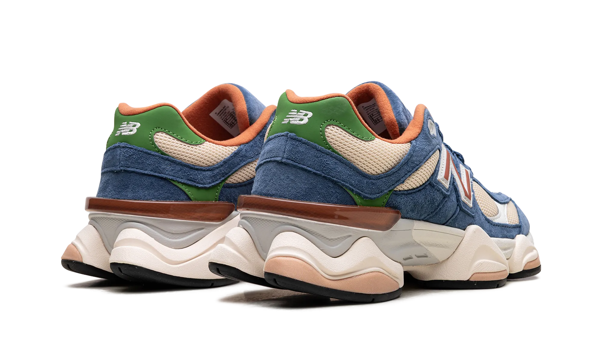 9060 "Blue Beige" easy - to - take - off shoes