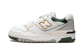 550 "White / Nightwatch Green" amateur runner shoes antimicrobial upper shoes