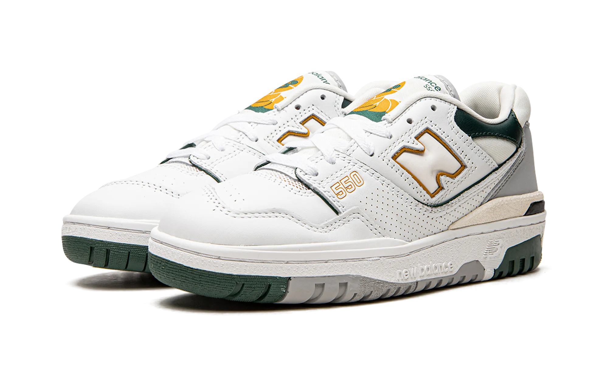 550 "White / Nightwatch Green" marathoning