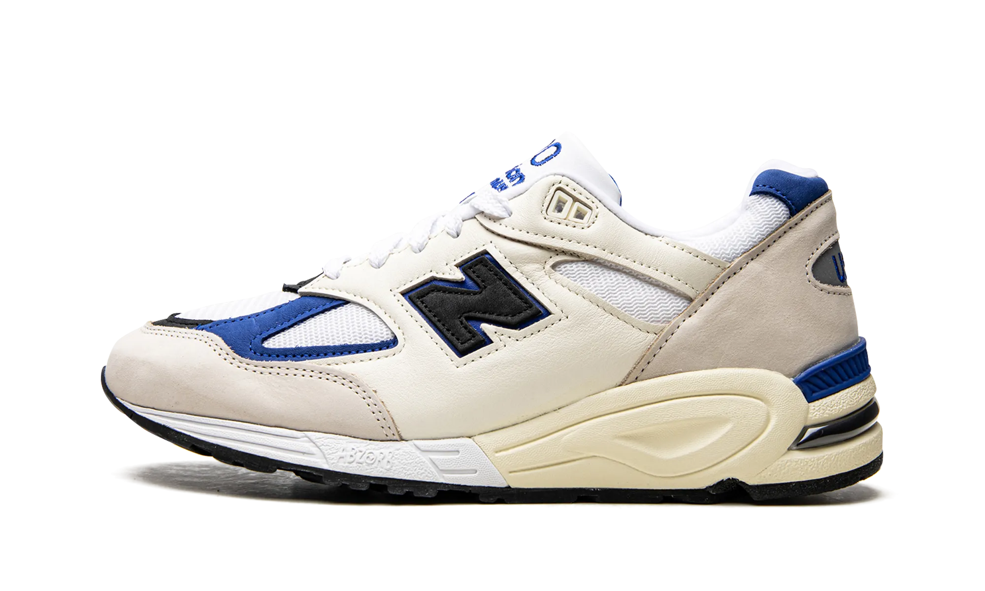 990v2 "Made In USA White/Blue" neoprene - upper shoes