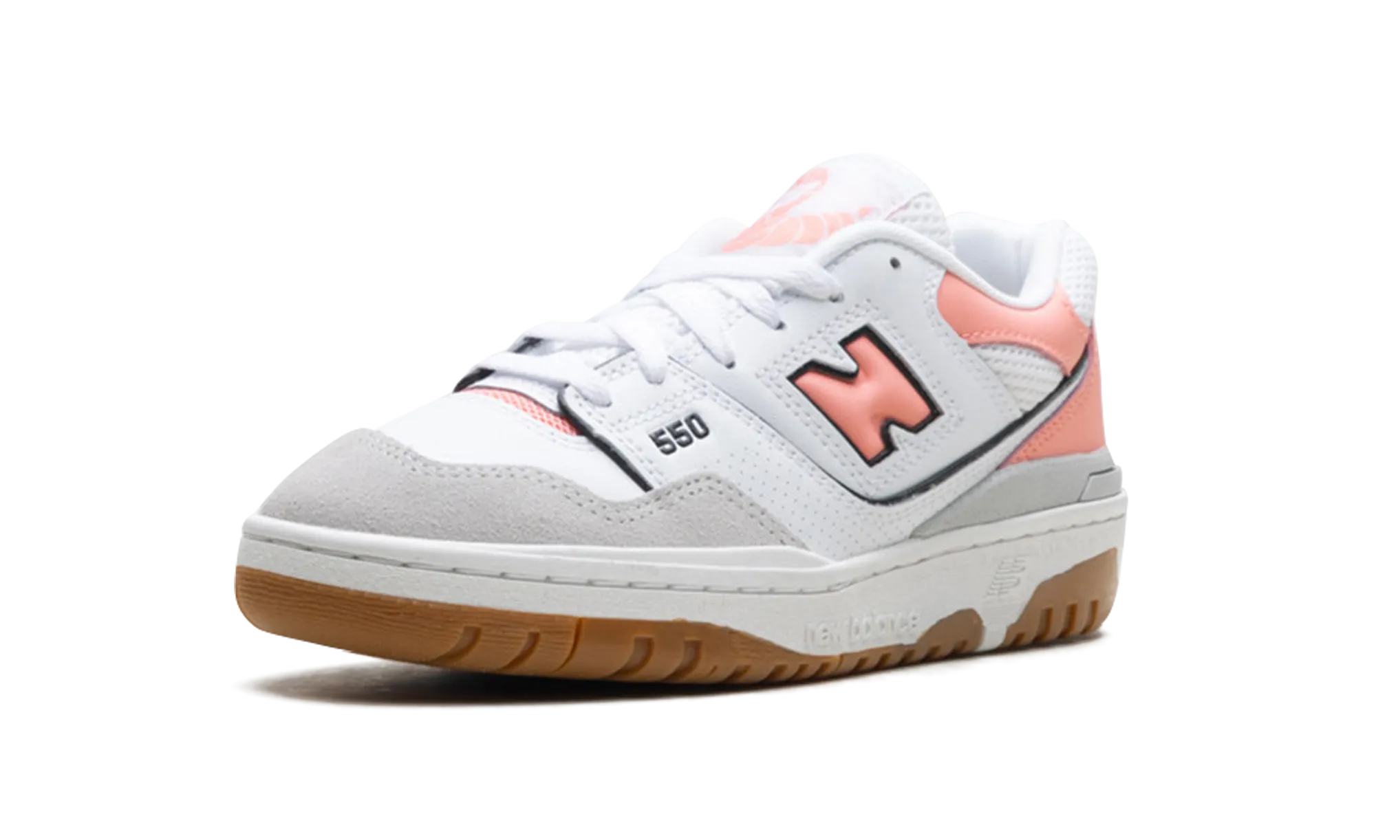 speed drills antifungal - feature shoes 550 GS "Brighton Grey Omega Pink"