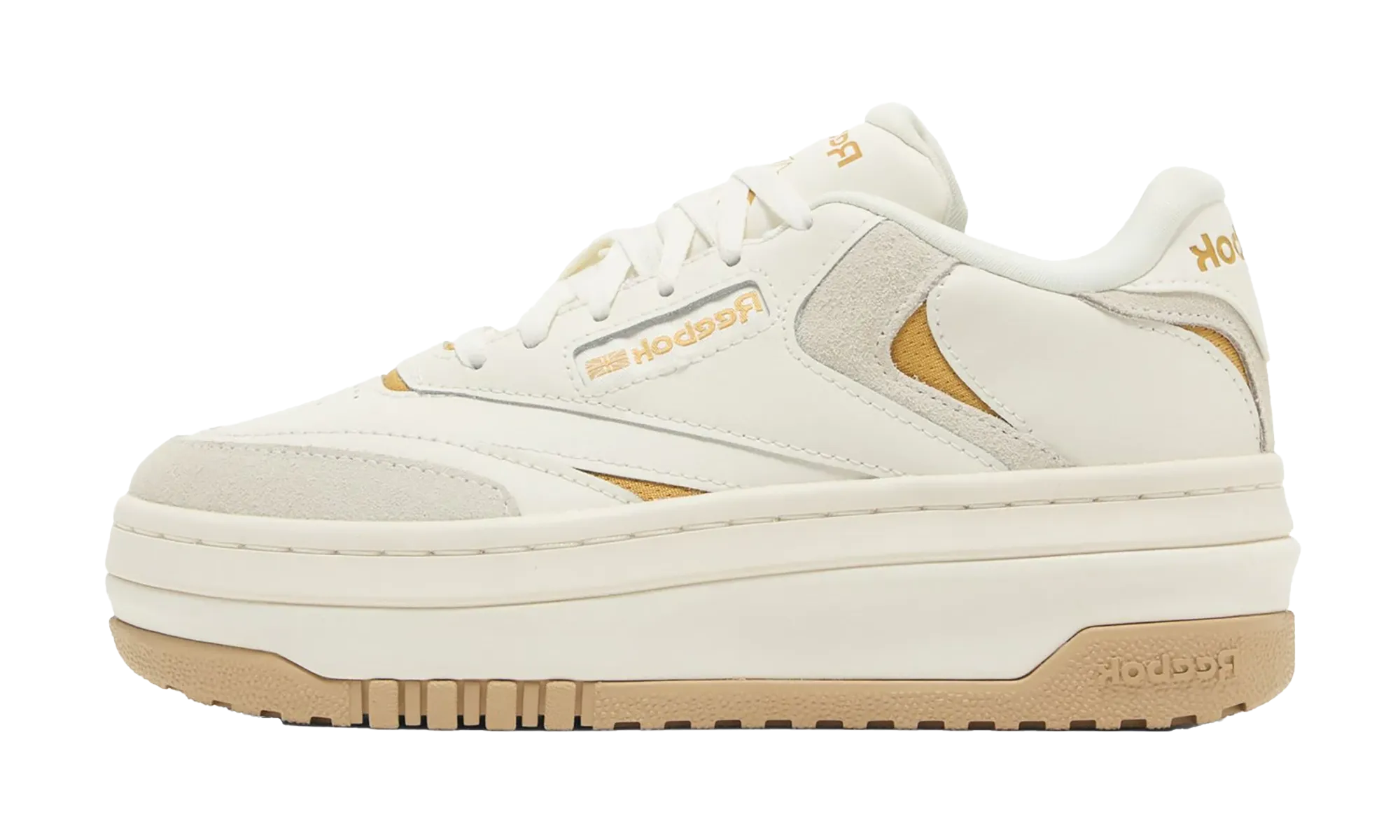 calf - high running shoes Club C Extra WMNS "White/Beige"