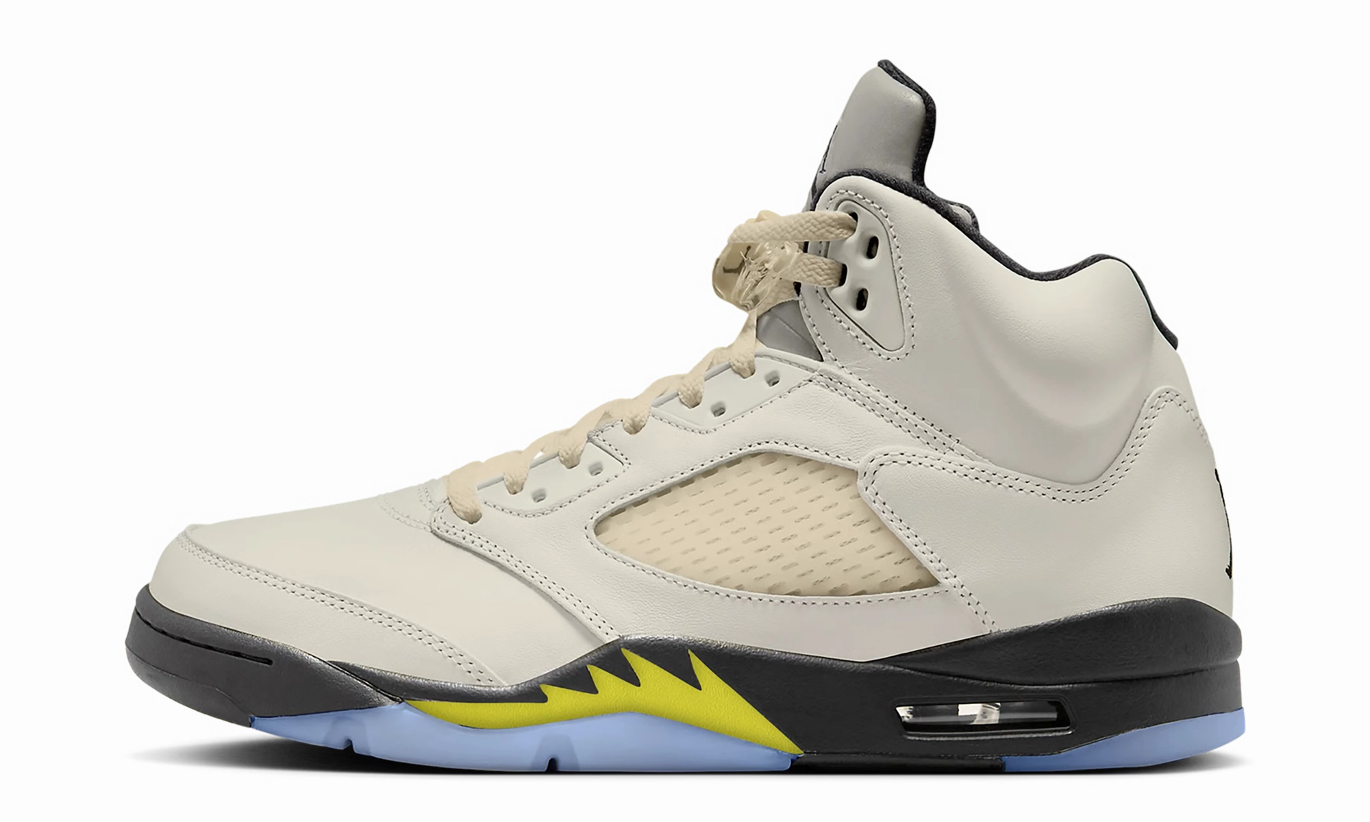 Air Jordan 5 WMNS "Luminous Green" amateur runners shock - absorbing rubber shoes