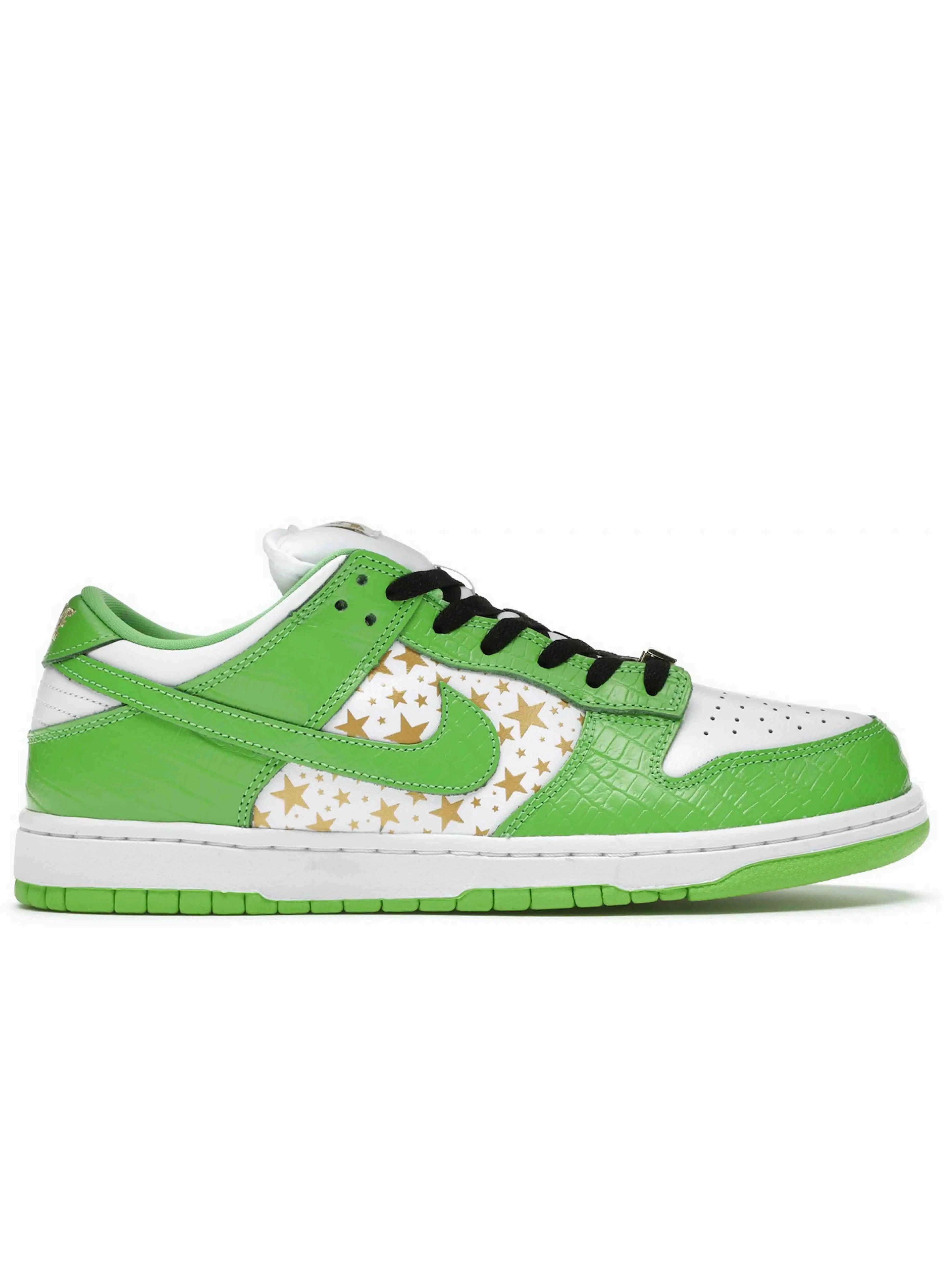 Nike SB Dunk Low Supreme Stars Mean Green (2021) Training efficiency ventilation - enhanced shoes