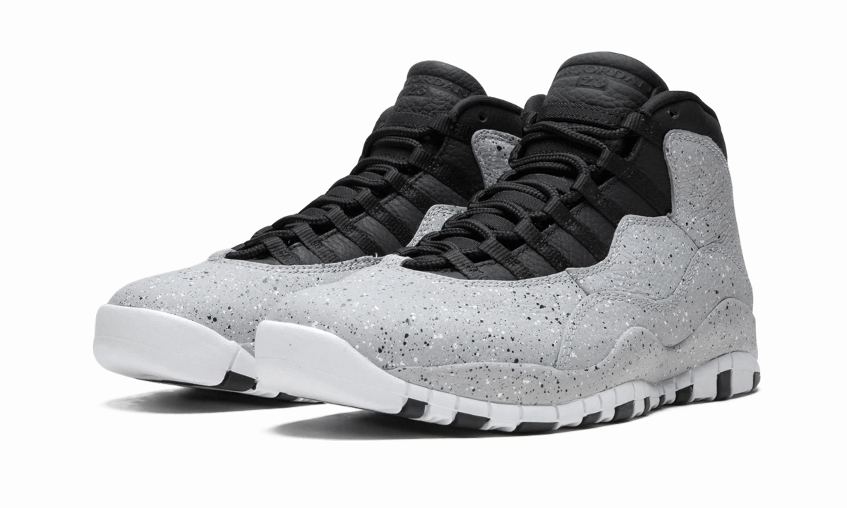 Modern Design dance - themed running wear Air Jordan 10 "Light Smoke"