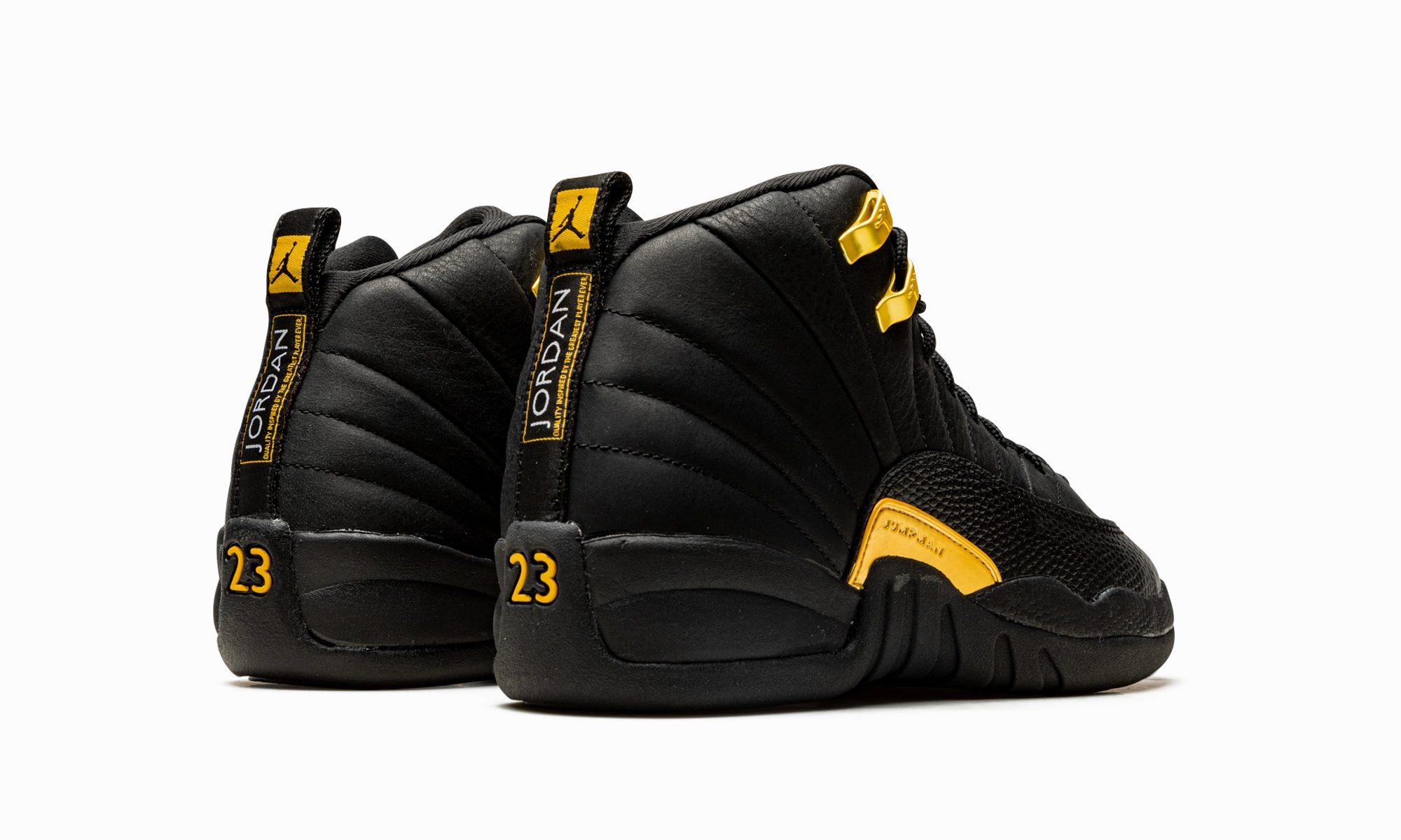 Track Speed Air Jordan 12 GS "Black Taxi"