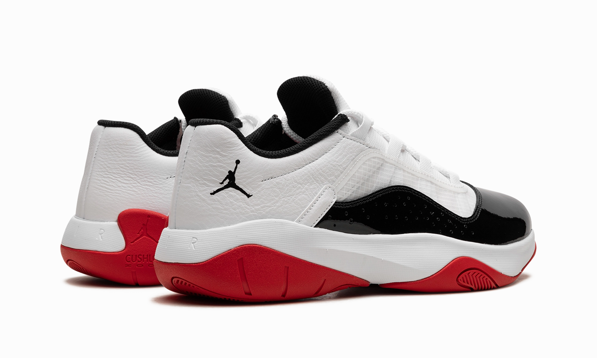 AIR JORDAN 11 CMFT LOW "Concord Bred" running in a famous bridge area shoes daytime running shoes