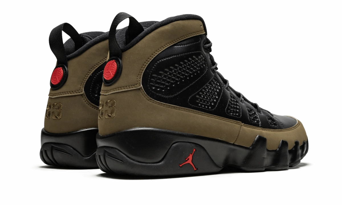 running in a yoga studio shoes Air Jordan 9 Retro "Olive"