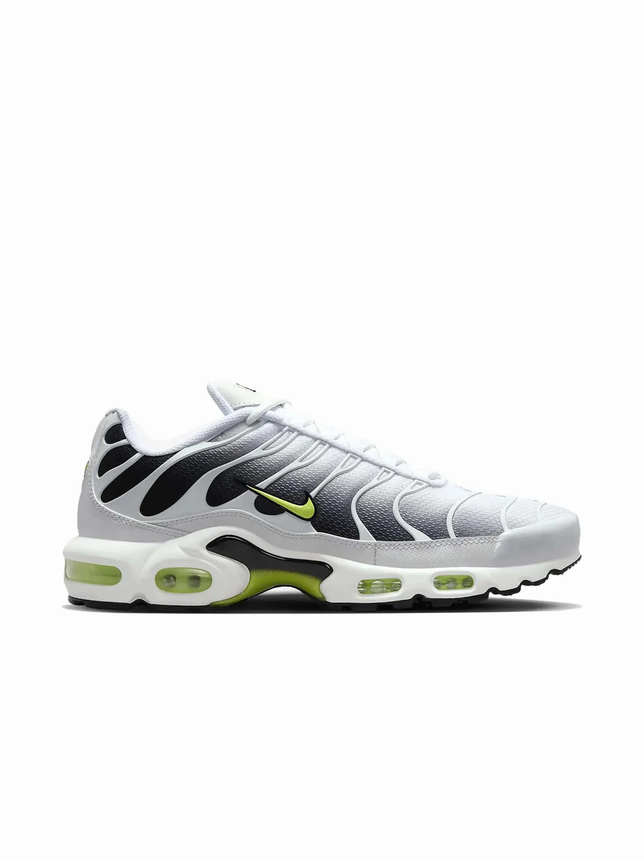 Nike Air Max Plus TN White Black Volt asphalt - road - runner regional - themed running shoes