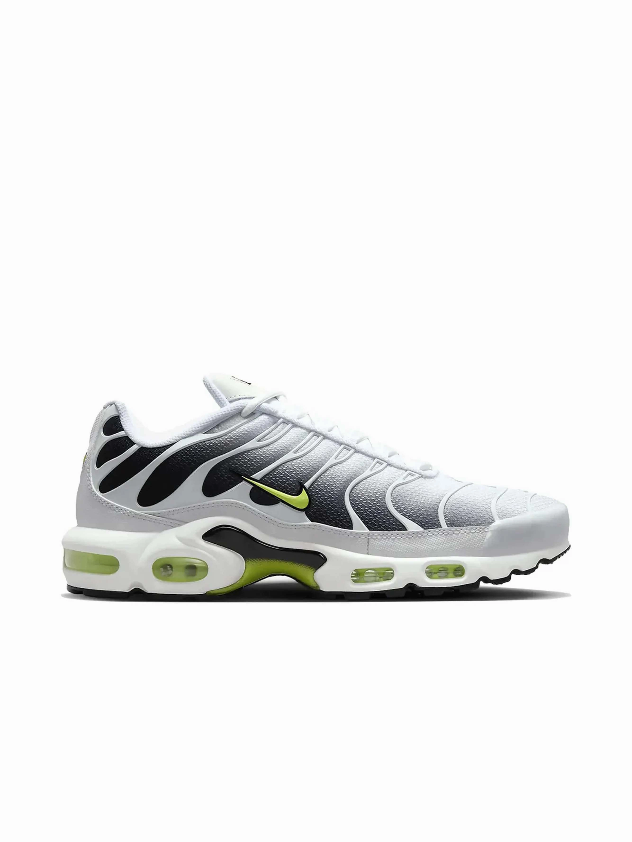 weight - training - shoes running in fun runs shoes Nike Air Max Plus TN White Black Volt