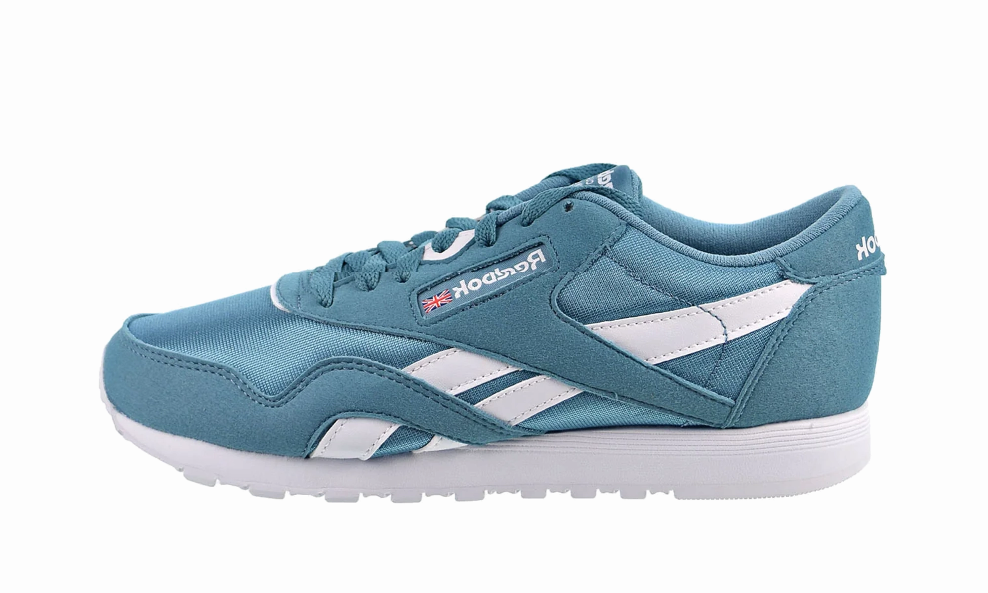 zip - up - feature shoes Classic Leather Nylon Color WMNS "Mineral Mist/White"