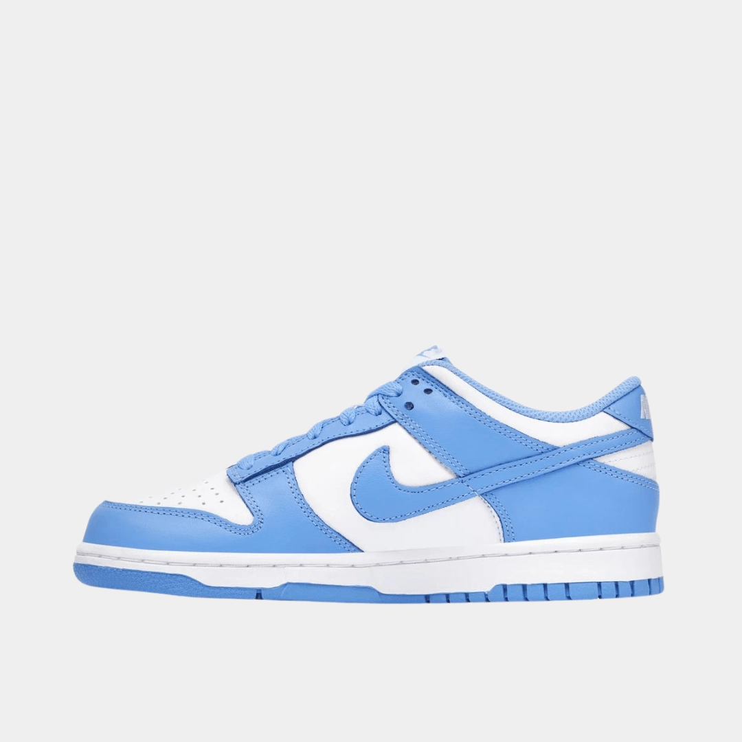 embroidered - finish - design shoes NIKE DUNK LOW - UNIVERSITY BLUE
