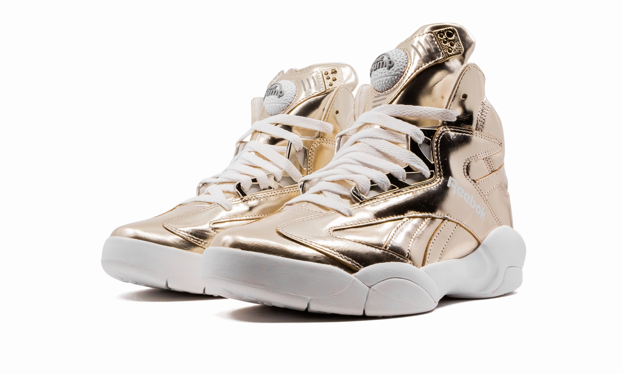 hard - sole - feature shoes Shaq Attaq "Platinum"