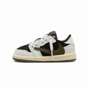 Air Jordan 1 Retro Low OG SP Travis Scott Olive Kids (TD) arch - support gym goer