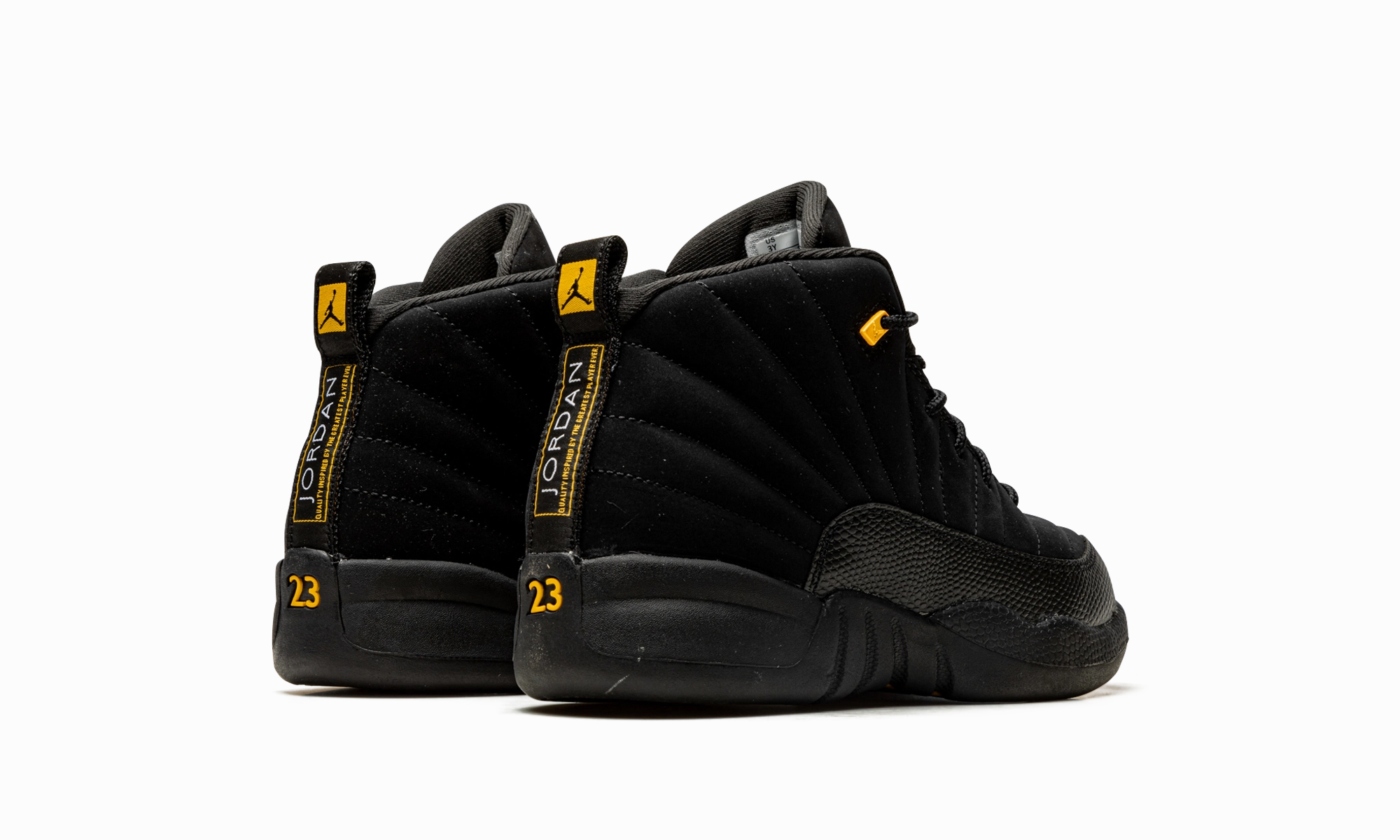Air Jordan 12 PS "Black Taxi" foam - filled - feature shoes