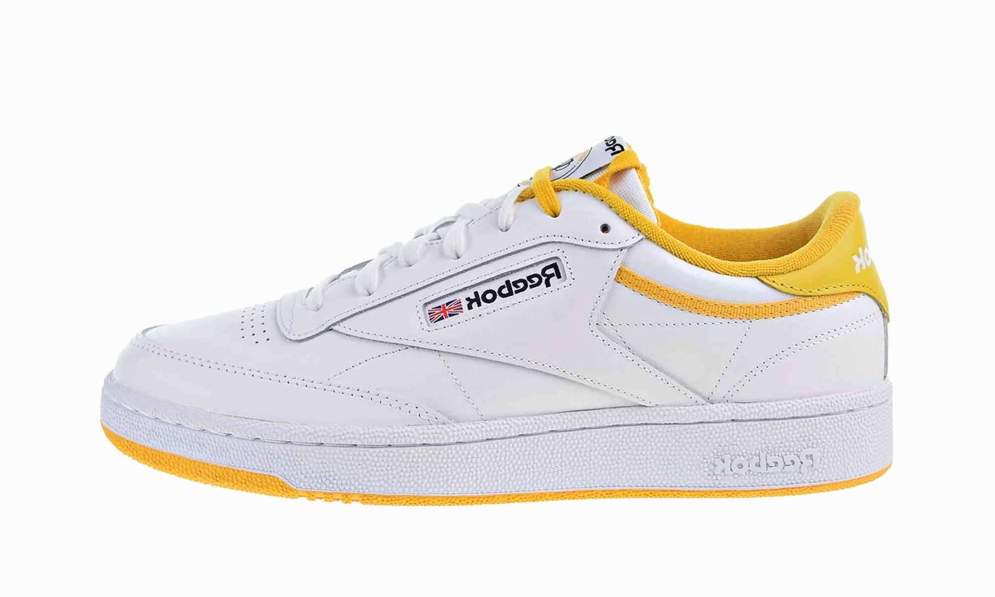 Interval running Classic Leather Club C 85 "White-Fierce Gold-Black"