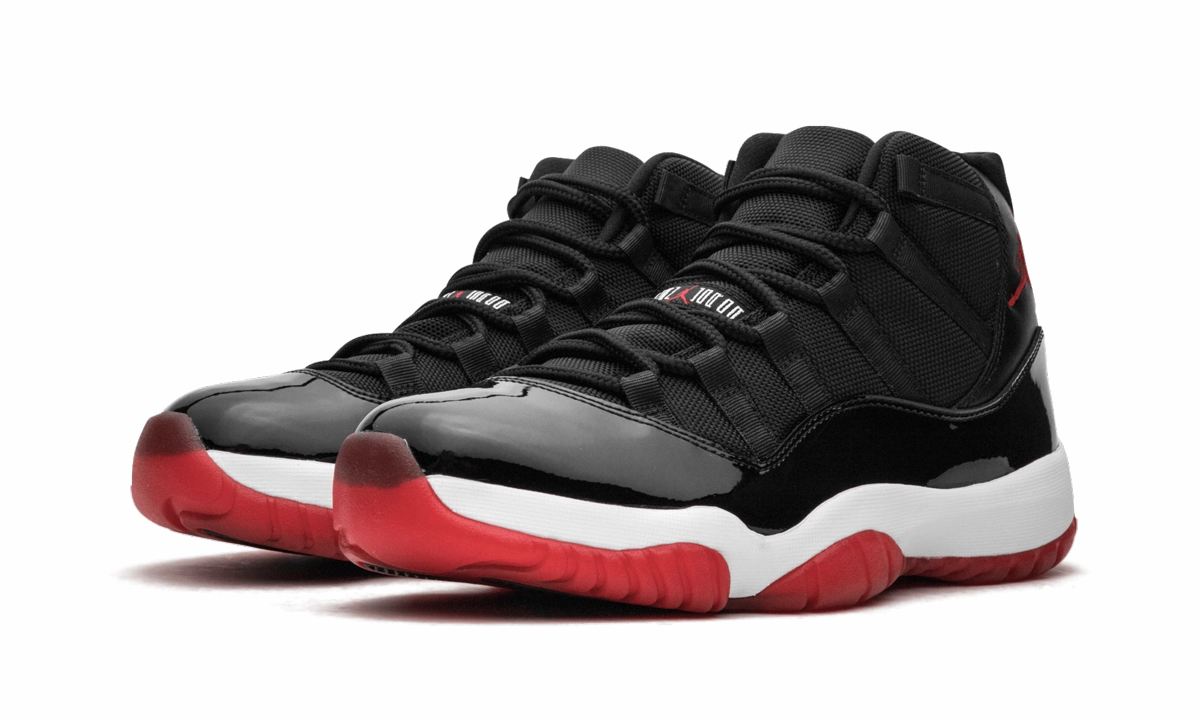 Air Jordan 11 Retro "Bred" hilly track running wear