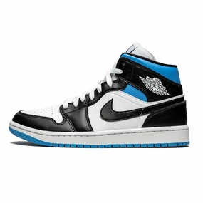 Air Jordan 1 Mid University Blue indoor accessory right - foot