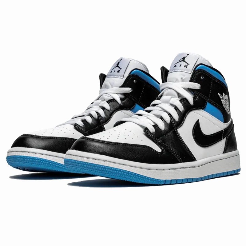 Supportive shock absorption Air Jordan 1 Mid University Blue