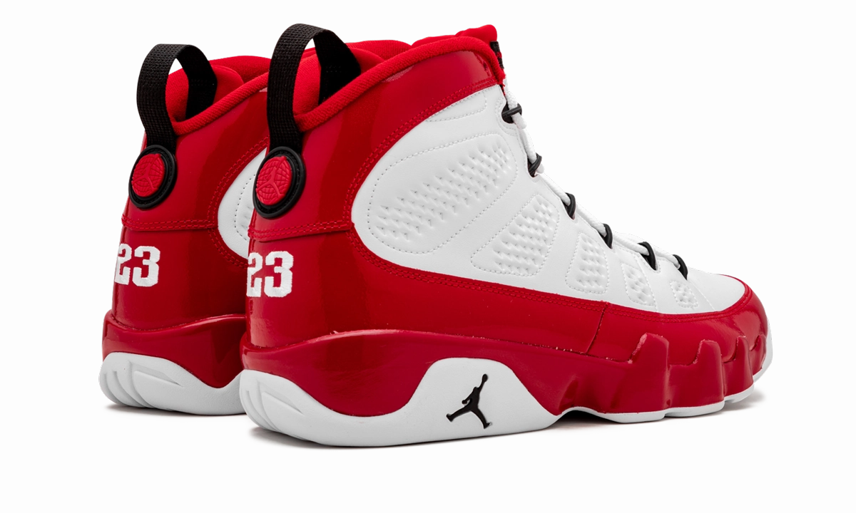 sprint - specific shoes Air Jordan 9 "White/Red/Black"