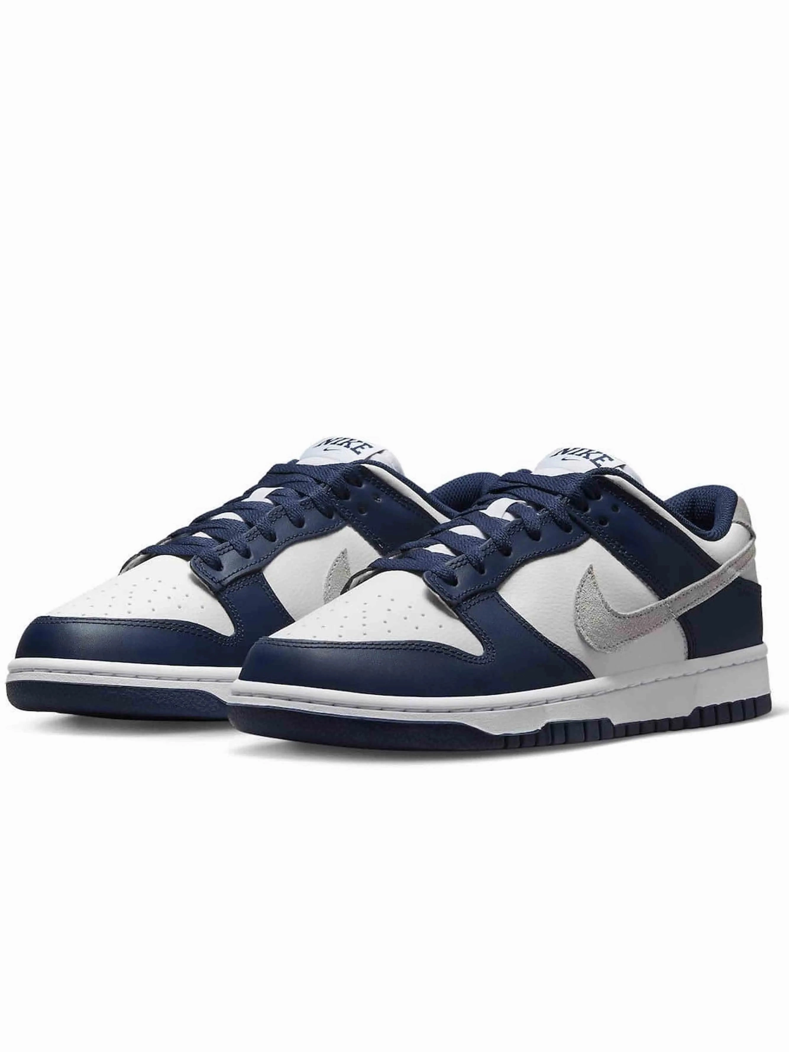 mid-top shoes sports running gear Nike Dunk Low Summit White Midnight Navy