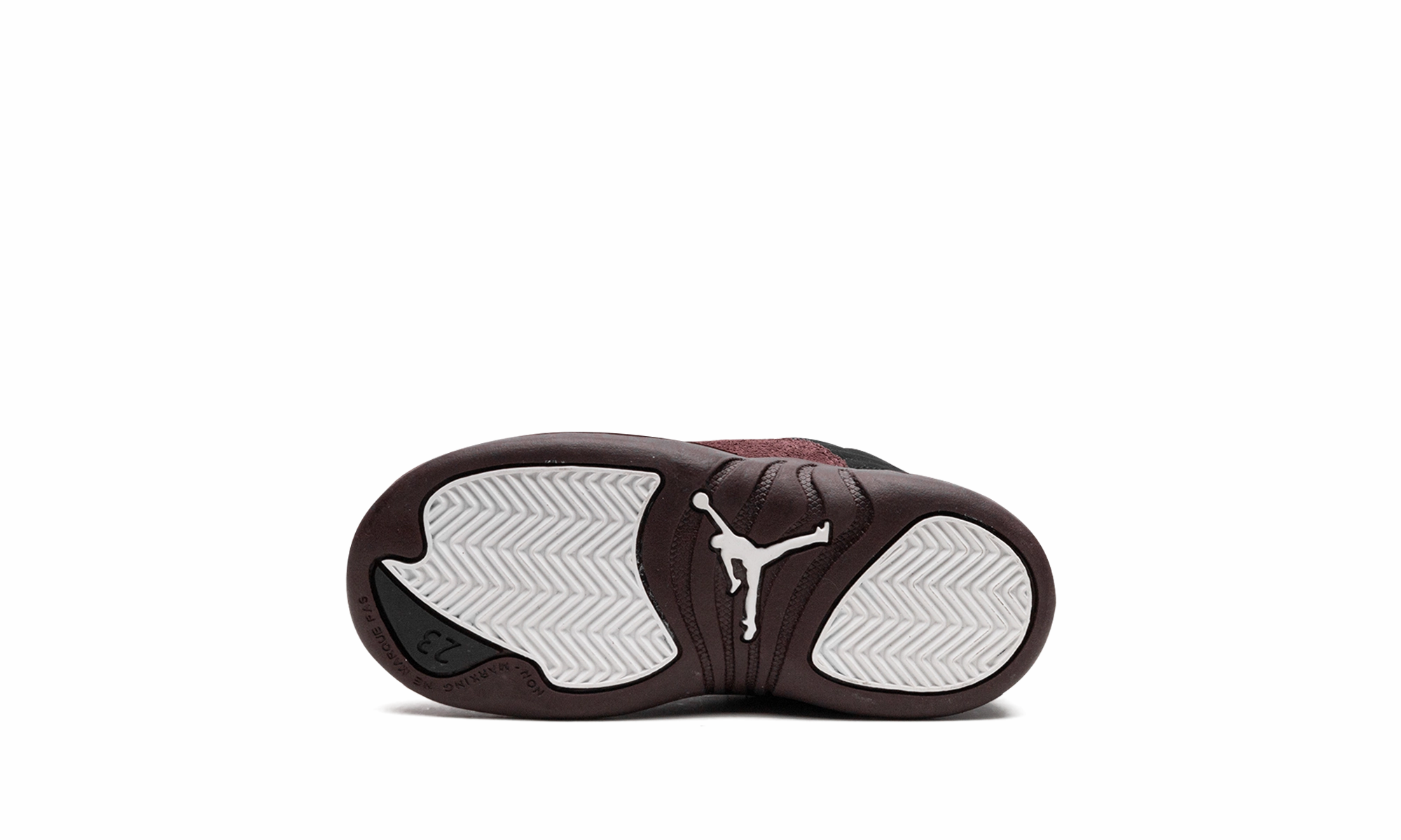 outdoor - workout running shoes Soft Sole Air Jordan 12 TD "A Ma Manire - Black"