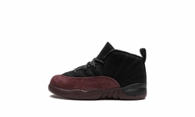 Durable Sole treadmill - friendly running shoes Air Jordan 12 TD "A Ma Manire - Black"