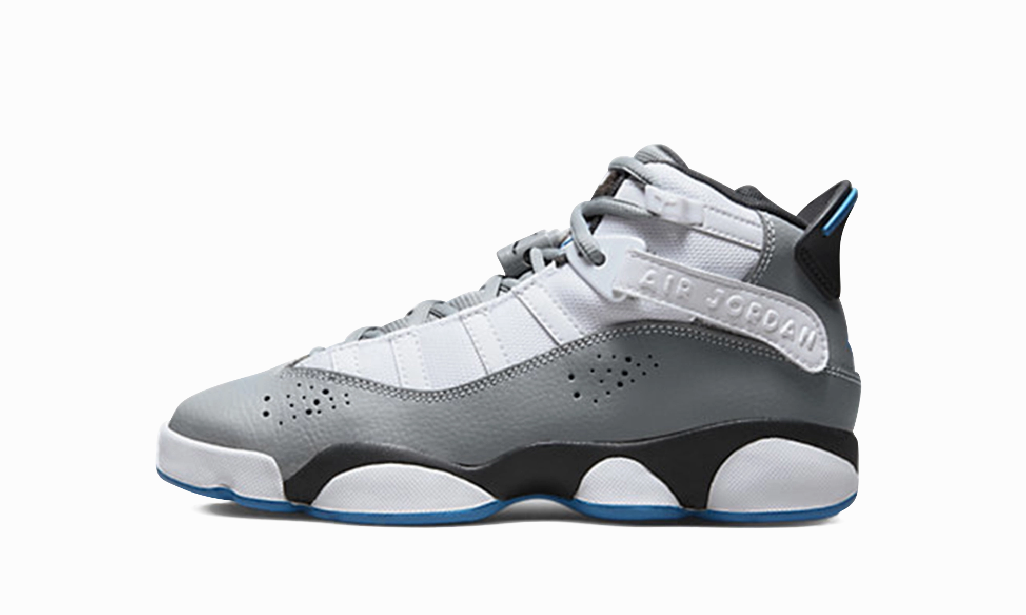 running in a kelp forest area shoes Jordan 6 Rings GS "Particle Grey"