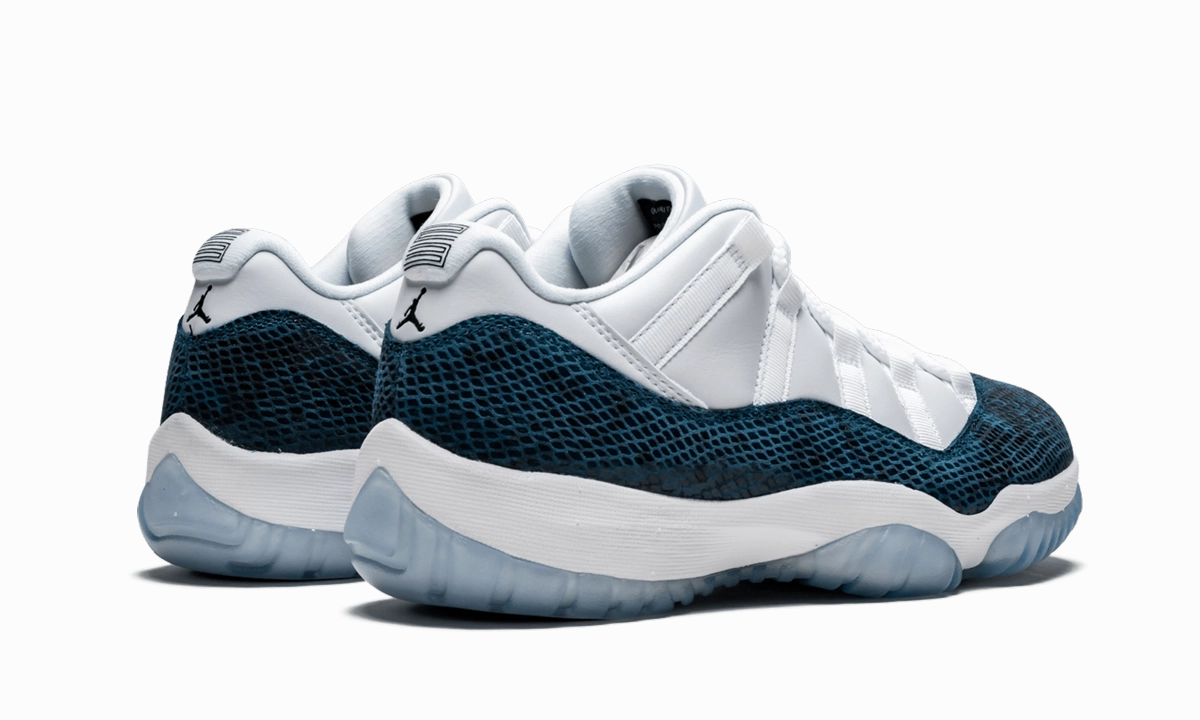Air Jordan 11 Retro Low LE "Blue Snakeskin" exceptional - running confidence building