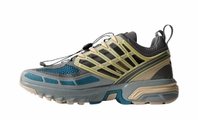 Rough surface running rubber running option Acs Pro "Pewter Aegean Blue"