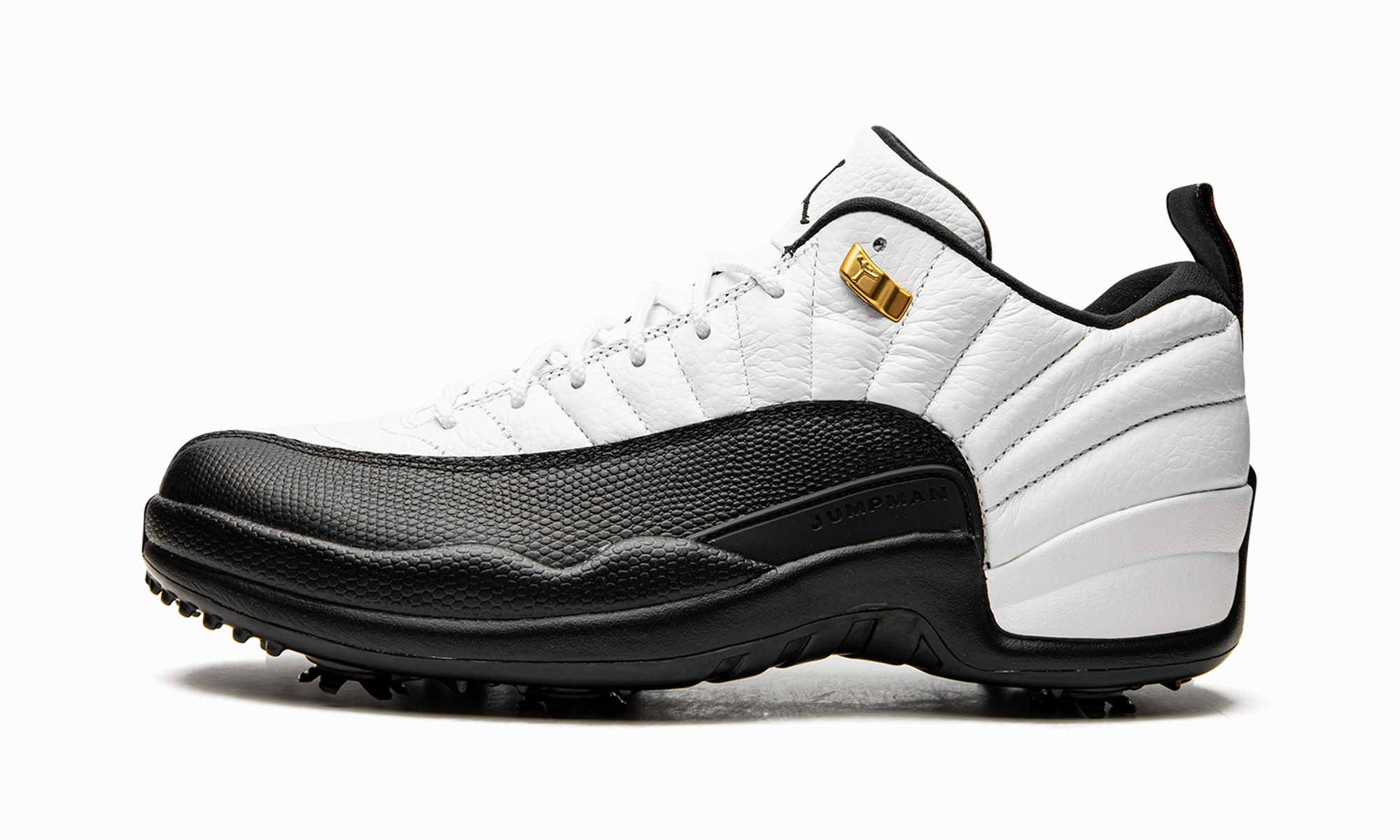 Jordan 12 Retro Low Golf "Taxi" mesh ventilation running in cold weather