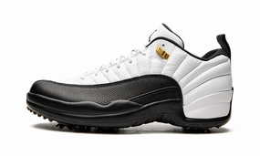Jordan 12 Retro Low Golf "Taxi" mesh ventilation running in cold weather