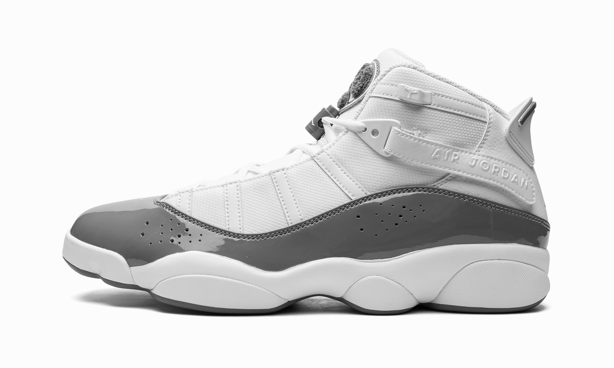 Personalized Fit Jordan 6 rings "White / Cool Grey"