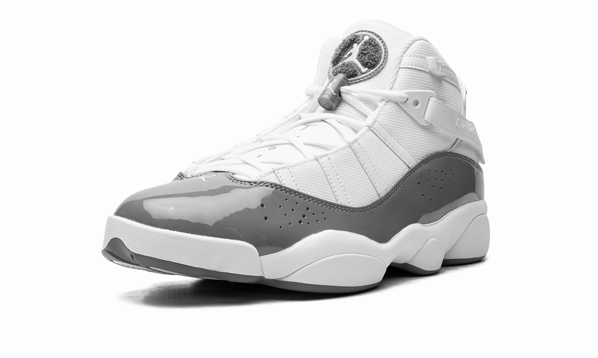 stress - relief running shoe motivation Jordan 6 rings "White / Cool Grey"