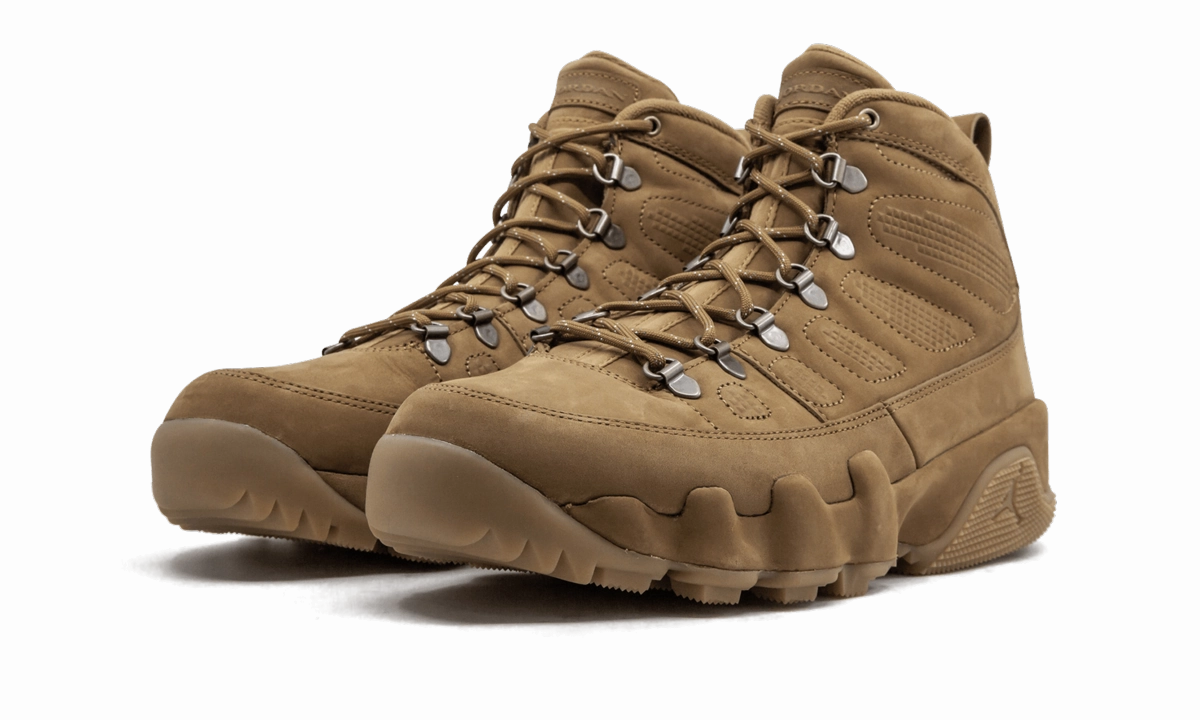 Air Jordan 9 Retro Boot NRG "Wheat" cushioning technology enhance performance